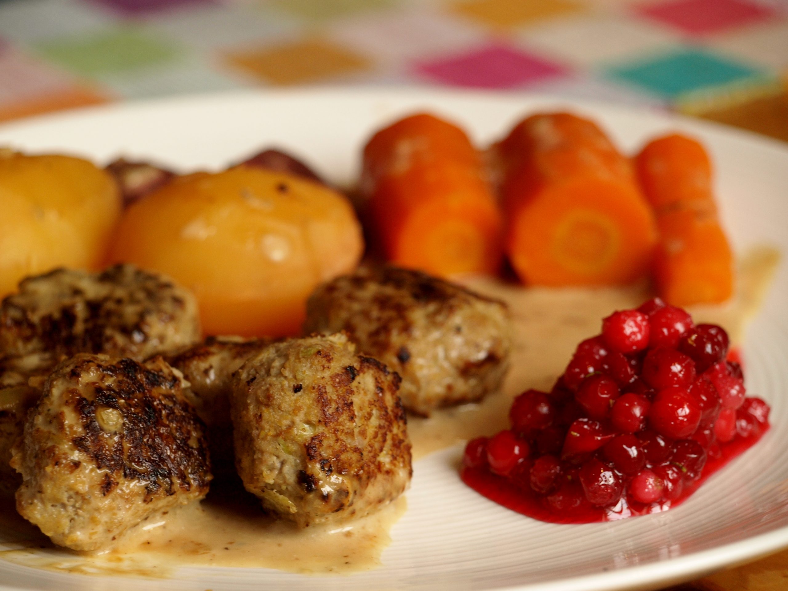 Glutenfria köttbullar med smak av italien
