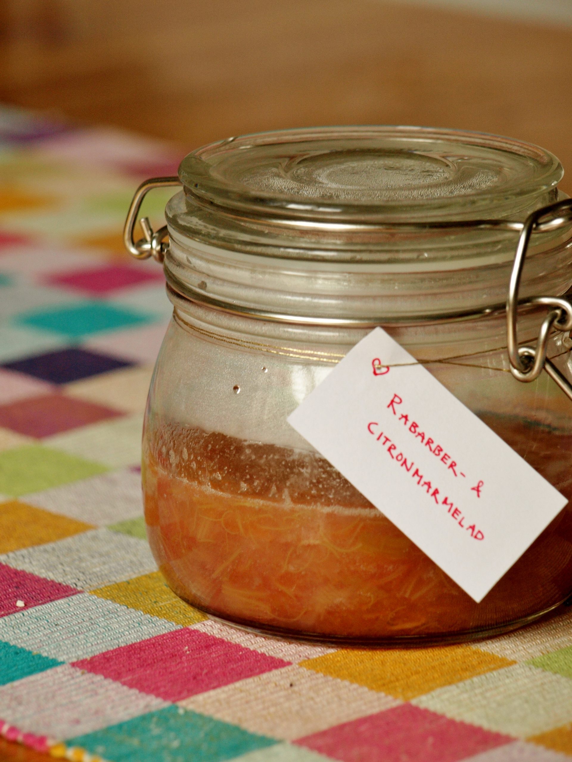 Rabarber- och citronmarmelad