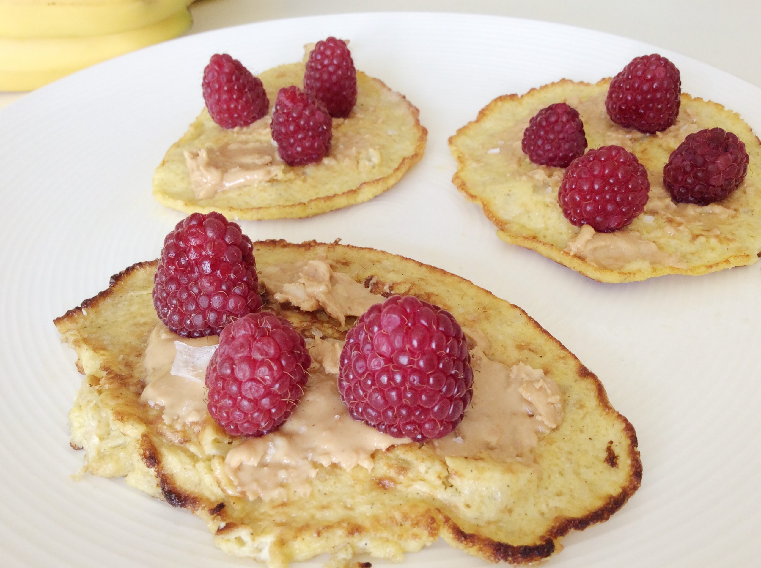 Glutenfria bananpannkakor