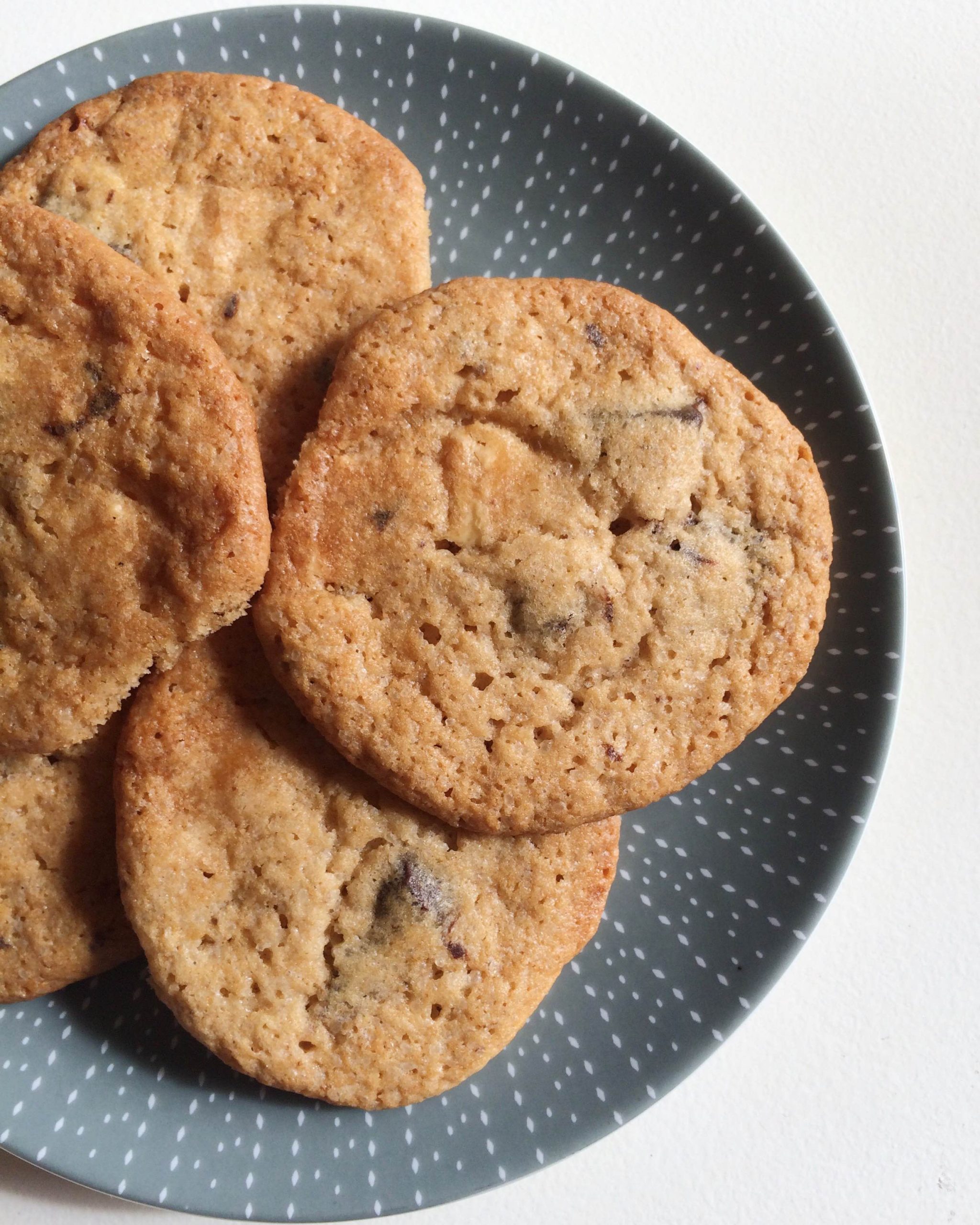 Glutenfria chocolate chip cookies