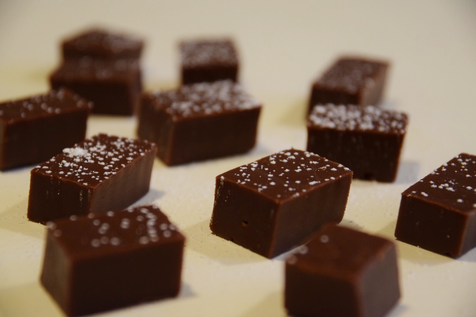 Nutellafudge med mörk choklad