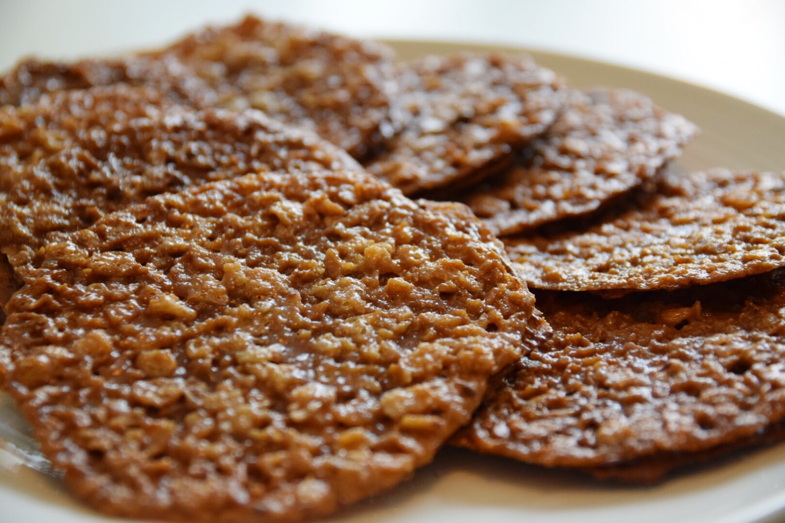 glutenfria havreflarn med brynt smör och nutella