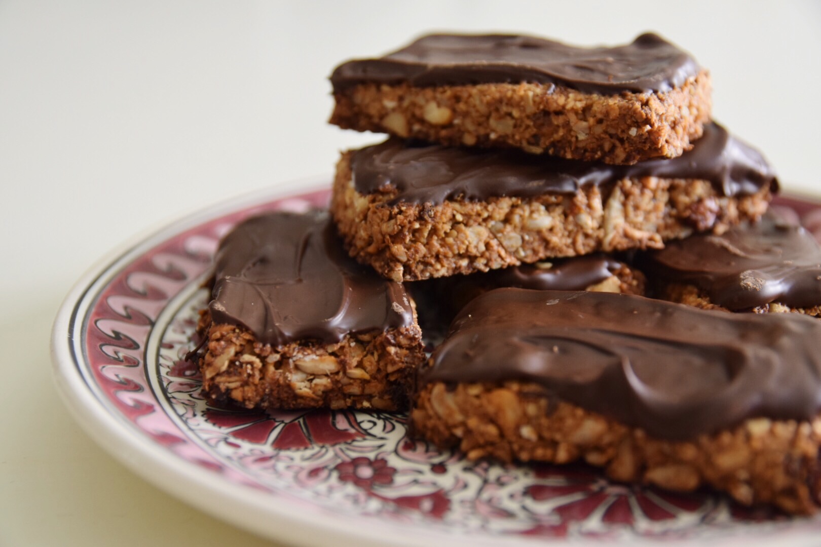 Glutenfria bars med choklad