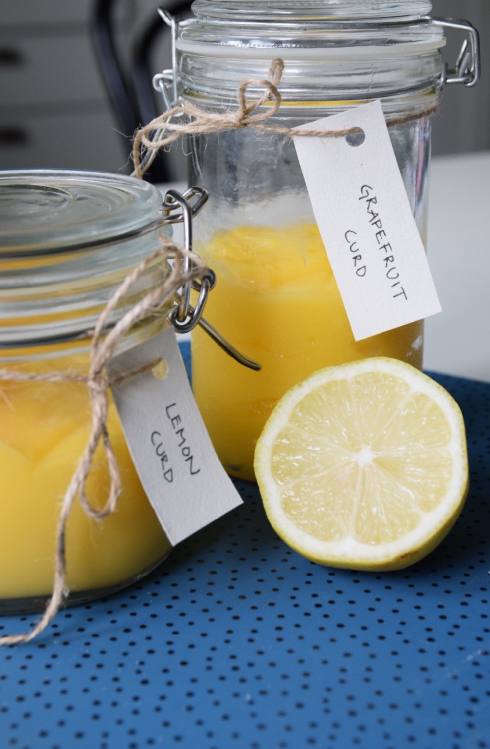 Grape fruit curd